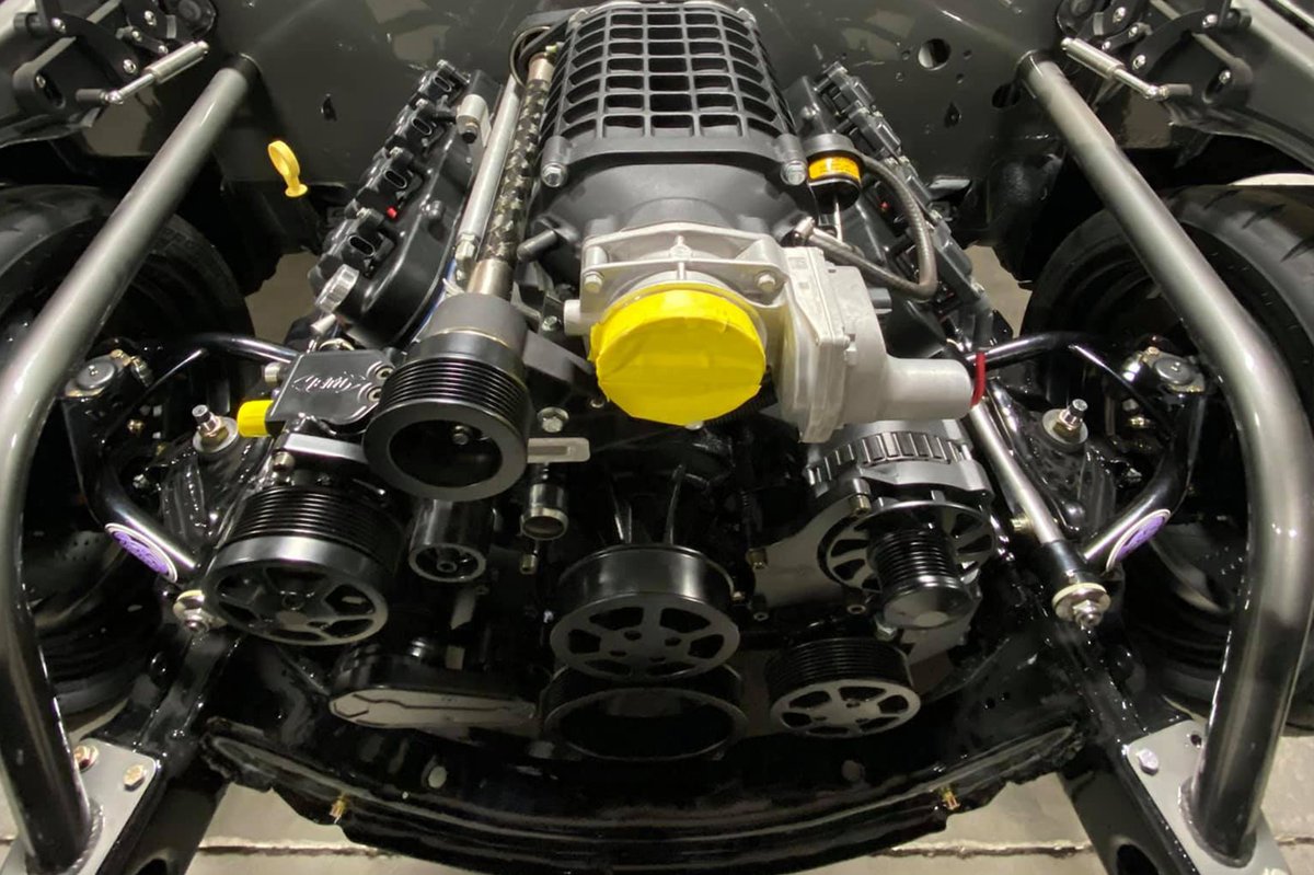 DetroitSpeedInc's tweet photo. The #BoostedNova is coming together fast! We can just picture Ken rolling some smoke off tires of this beast.

#DetroitSpeed https://t.co/wyRh3GZ7ZW