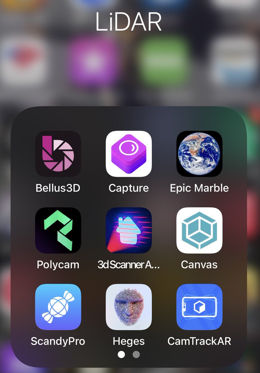 SteveTalkowski's tweet photo. My LiDAR folder expands!  Discovered three more this morning: @EveryPointIO @partikle_engine and @SiteScapeAI Looking forward to trying all of these out more extensively when I have dedicated time. @laanlabs @PolyCamAI @record3d @occipital @StandardCyborg @3DCaptureApp #LiDAR https://t.co/H242K80tcu