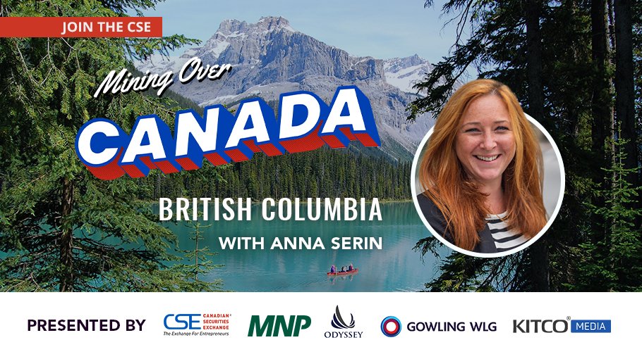 CSE_News's tweet photo. Week five of our #MiningOverCanada journey is now live! You won’t want to miss out on #ProspectingBritishColumbia with the CSE’s Anna Serin. Also, be sure to subscribe to CSE TV on YouTube to be notified as soon as new content from this series is released: https://t.co/szbG2rmB2M https://t.co/AnpTXlLXqX