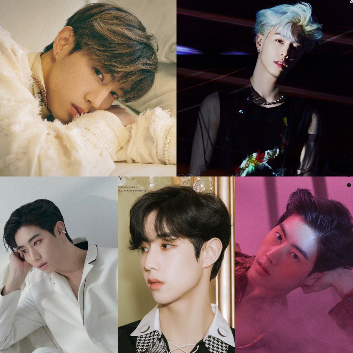 bestofmarktuan's tweet photo. mark's teaser through of the years. https://t.co/kyKSmGy2O6