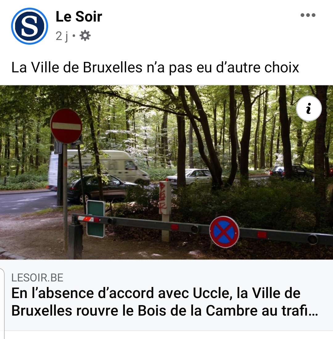 Le jugement n’oblige dès lors en aucun cas la Ville de Bruxelles à rouvrir l’ensemble du Bois à la circulation comme cela a été déclaré par le bourgmestre Philippe Close et répercuté par différents médias