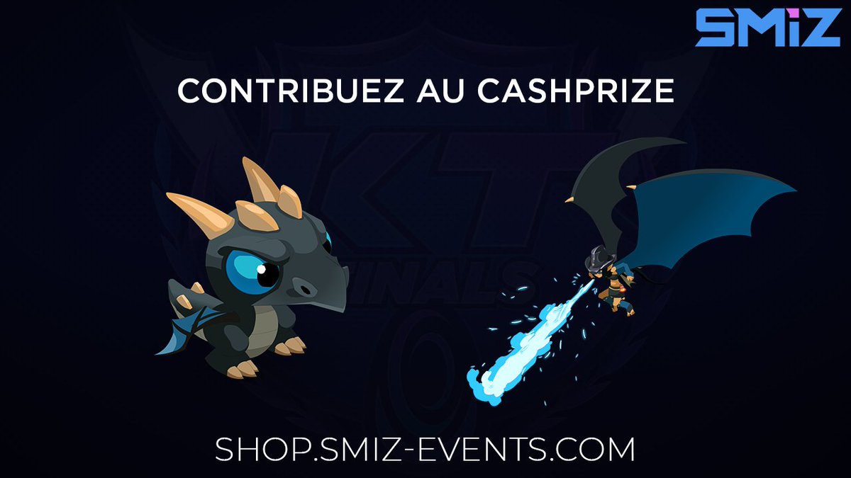 DOFUSEsport's tweet photo. C'est parti : vous pouvez désormais contribuer au cashprize des KT Finals, jusqu'au 25/11 !

Rendez-vous sur notre boutique https://t.co/qL15Oy6Qoz  et faites votre choix : un petit Virizeon, son Souffle ou le Pack ?

Suivez l'évolution du cashprize sur https://t.co/1mTWT96GFD ! https://t.co/uY5eiHf8uI