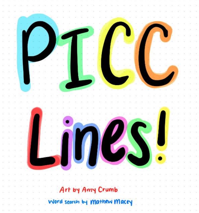 SIRRFS's tweet photo. Here is a preview of the PICC Line coloring book. It is a pediatric procedure guide created to teach children about PICC lines and why they may need one. For the full guide click here: https://t.co/PgAkBrZPXP 
Created by Amy Crumb &amp; Matthew Macey 
#Irad #SIR #MSCEdu20 @amycrumb_ https://t.co/VsaZaFLMjN