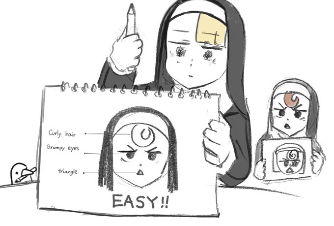 Let's draw her! 