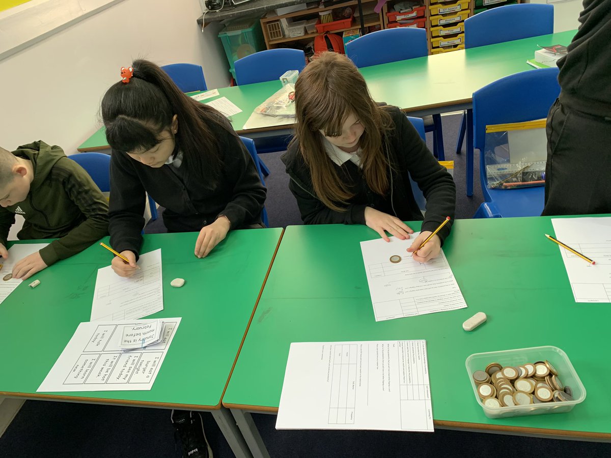 MrRMckenzie1's tweet image. This week is #Probability week, we discussed the language to used before testing out the probability of a coin toss and the roll of a dice! #focusweek #newskills #language #heads #tails @woodside_school