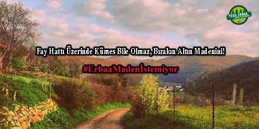 kazdagikoruma's tweet photo. Ormanlarımızın, Meralarımızın, Tarlalarımızın Siyanürle Zehirlenmesini İstemiyoruz!
#ErbaaMadenİstemiyor https://t.co/R2KW4DwFoP