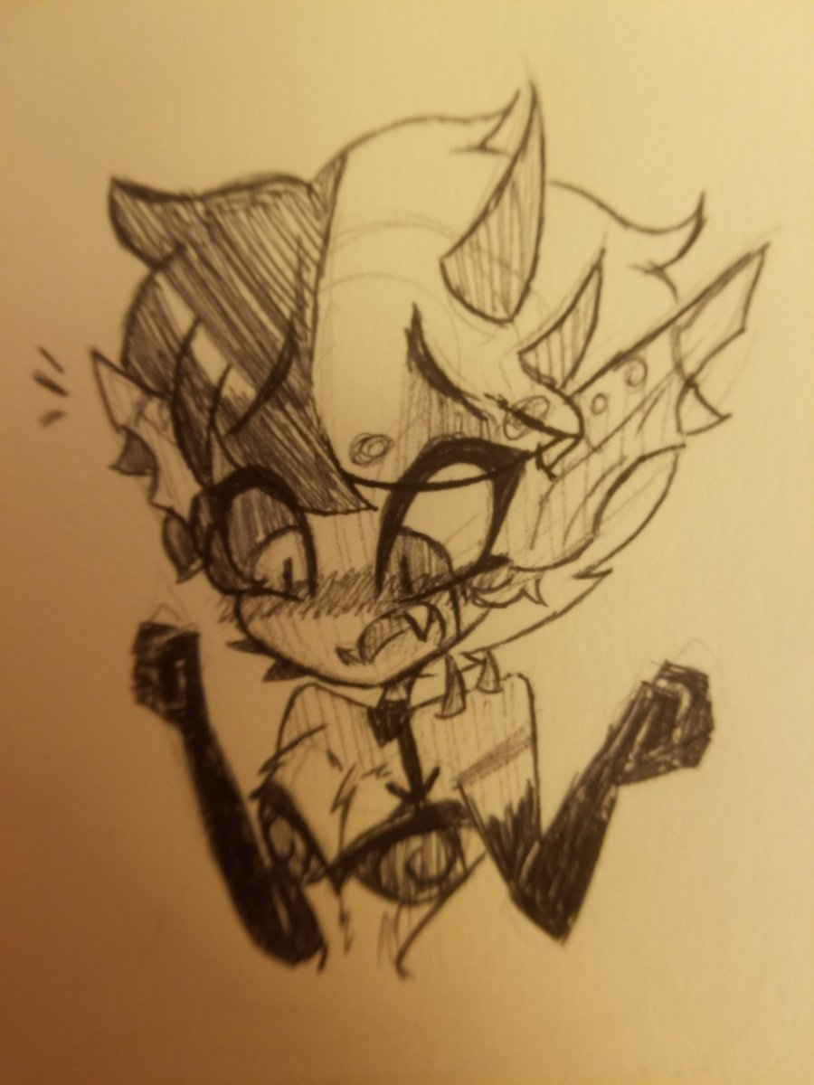 HiroLegato's tweet photo. Sketch 2 #HazbinHotel #oc #HazbinHotelFanart #HelluvaBoss #HiroLegato #LyricalDemon https://t.co/88gDYPkl3x