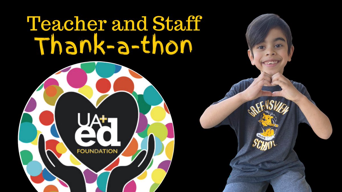 UAEducationFdn's tweet photo. GIVE THANKS to UA teachers &amp; staff, brought to you by the Upper Arlington Education Foundation.
We invite you to send a message of thanks to a special teacher or staff member using the link below.  We will deliver your message and include a sweet treat.  
https://t.co/GrTtxKcit0 https://t.co/5tHjQj2dZs