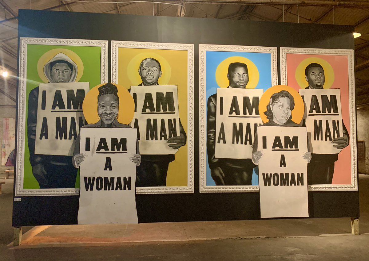 HeadOvr6inHeels's tweet photo. Visiting STUDIO BE has been a must-do during this NOLA trip. It was beautiful, haunting, and inspiring all at once. Feeling fortunate to have seen it in person. Threading some of my fave pieces. 🎨 #StudioBE #ExhibitBE #RadicalFreedomDream https://t.co/xP3FamPBIE