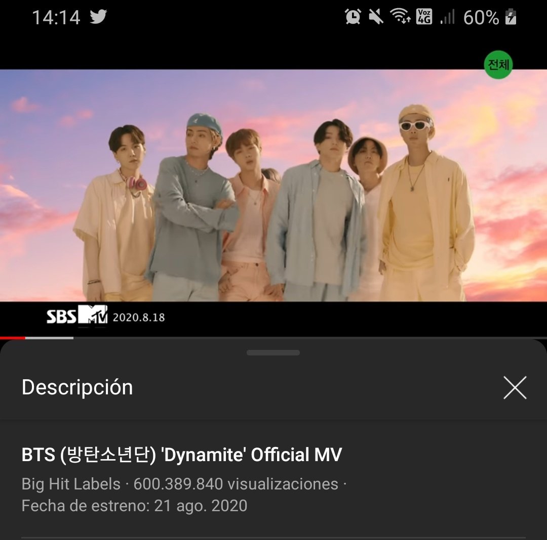 SMfineternal7's tweet photo. Dynamite llegó a los 600M y necesitaba verlo con mis ojos. Se festeja con fernet 🤩 

#DynamiteTo600M @BTS_twt https://t.co/sa6liIxAhm