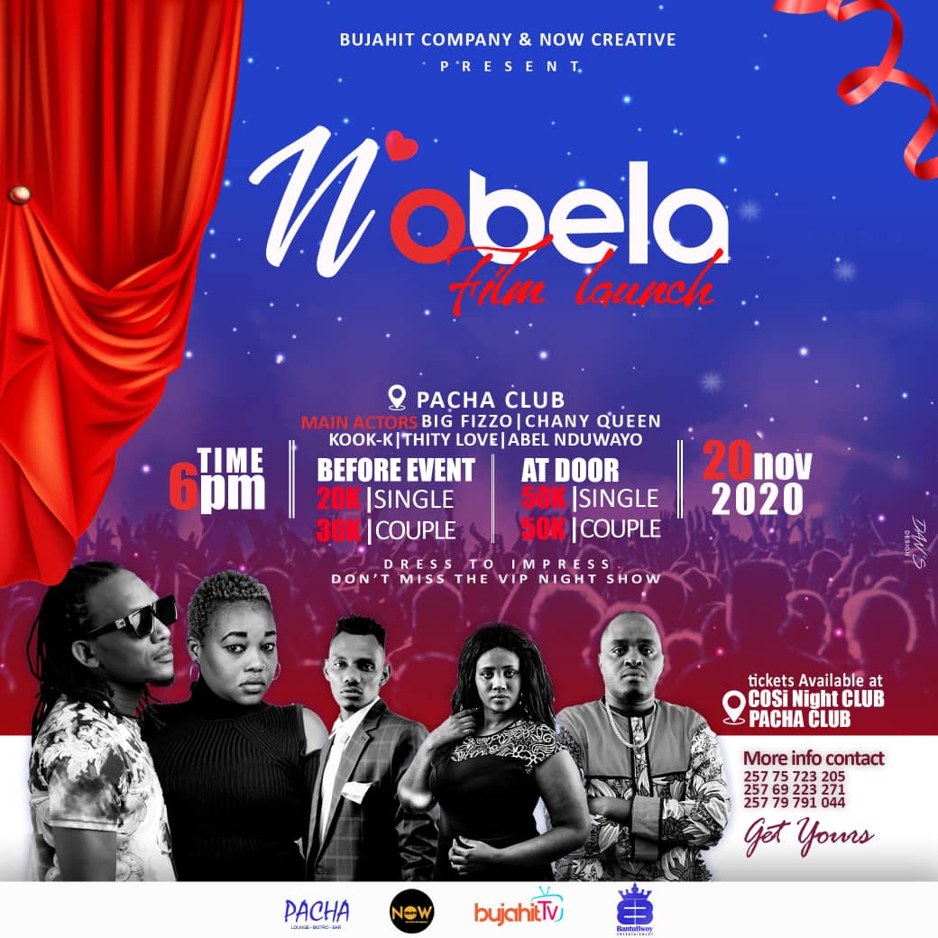 irambona_nova's tweet photo. Enfin la tte nouvelle série #Nobela sera officiellement lancée vendredi 20/11 à #PachaClub à 18h. En 10 épisodes, l'accès à cette série sera pas chose facile suite aux conventions des propriétaires et les maisons étrangères d business du film @bujahit @bantubwoyent @NowCreative1 https://t.co/uPUIuj0Yn7