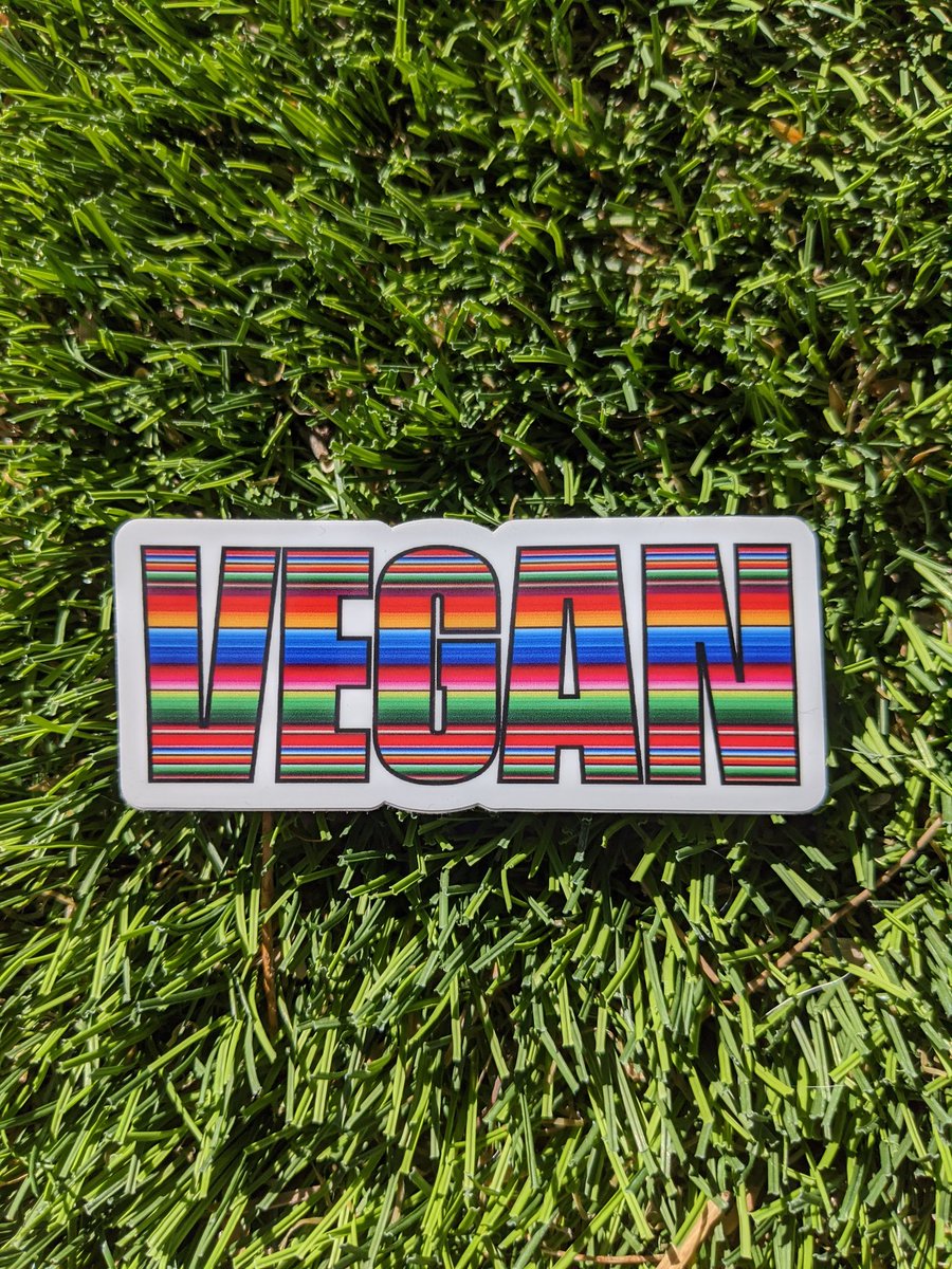 New Sticker in our Etsy shop
#VeganMerch #Vegan #ShopVegan #Etsy #Stickers