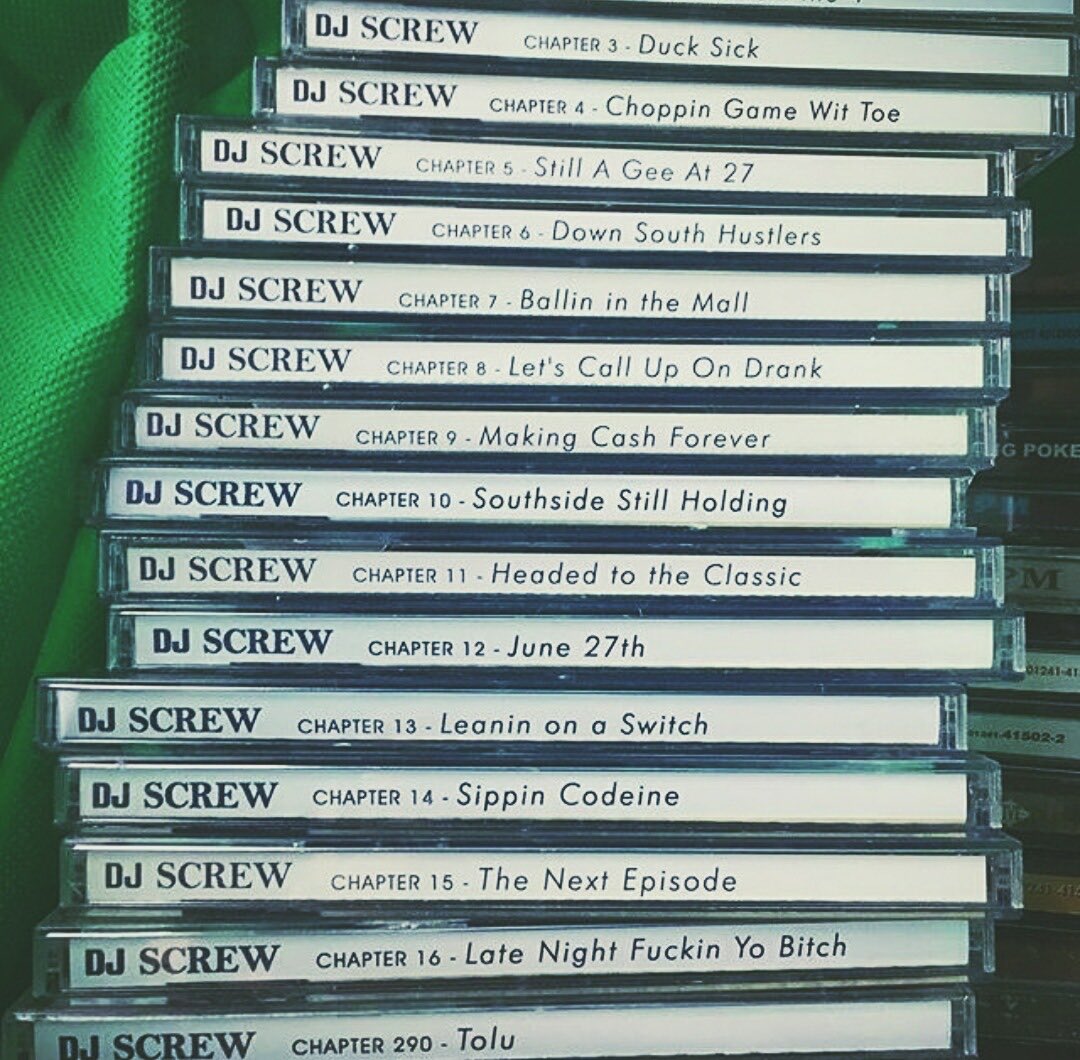 20 years later it’s still RIP DJ Screw .One of the most influential sounds in the culture. 

#djscrew