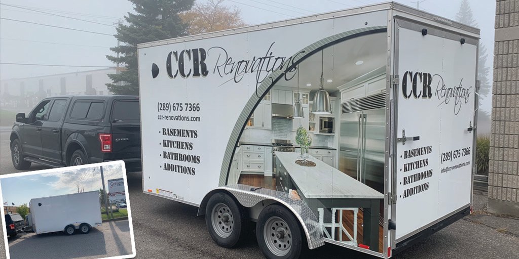GraphicWraps's tweet image. Check out the fresh wrap on this trailer for our friends at CCR Renovations!

 #trailer #trailergraphics #branding #brandidenity #brandawareness