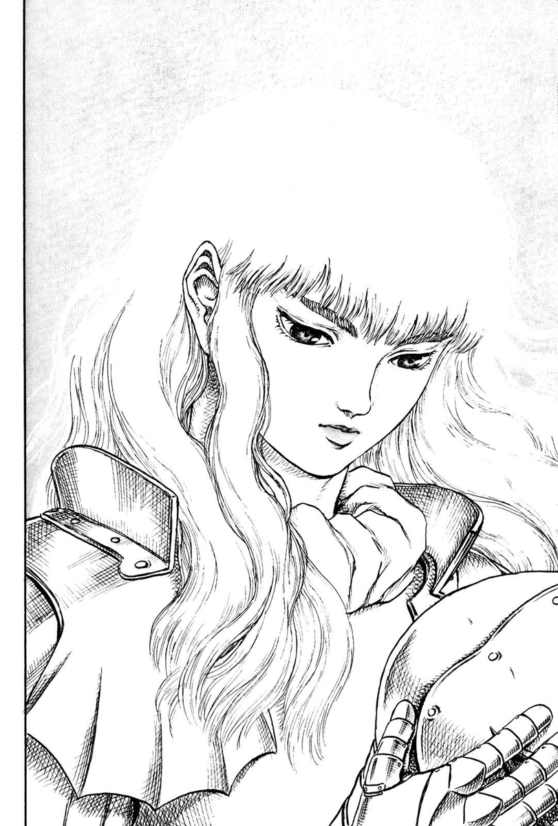 La dernière lueur d'espoir de Guts venait de s'éteindre. A partir de ce jour il passa sa vie à être mercenaire et la guerre était devenue son métier. Il vaquait de troupe en troupe pour gagner sa croute. Mais un jour il tomba sur Griffith et la troupe du faucon