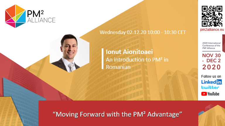 PM2Alliance's tweet photo. We are pleased to welcome Mr Ionuț Aionițoaei in the PM² Alliance 2020 International Conference, who will present the PM² in Romanian.
#Open #Free #Online. Register: https://t.co/VlHWWlrIIQ
🗓 02/12/2020🕧 10:00- 10:30 #pm2 #pm2alliance #openpm2 #projectmanagement https://t.co/U8EWb9GJ5g