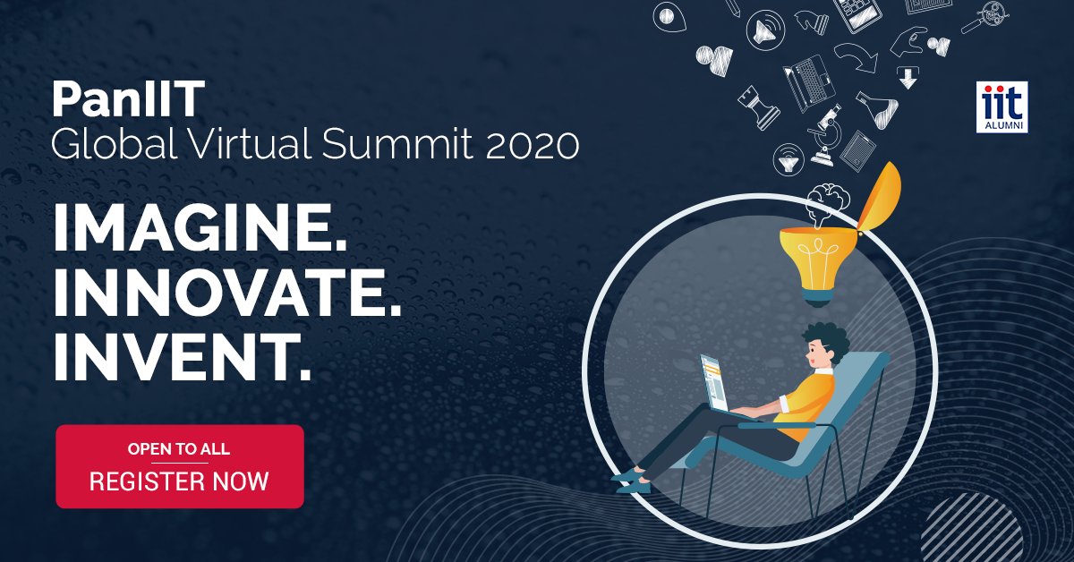 paniit_usa's tweet photo. PanIIT is about imaginations, innovations, and inventions. Register now for the mega event that talks about finding feasible solutions to some of the world's biggest challenges. 👉 https://t.co/GPigJTDR7u
#VirtualEvent  #VirtualSummit #IIT2020 #IIT #GlobalEvent #GlobalSummit https://t.co/pRJsOMGZql