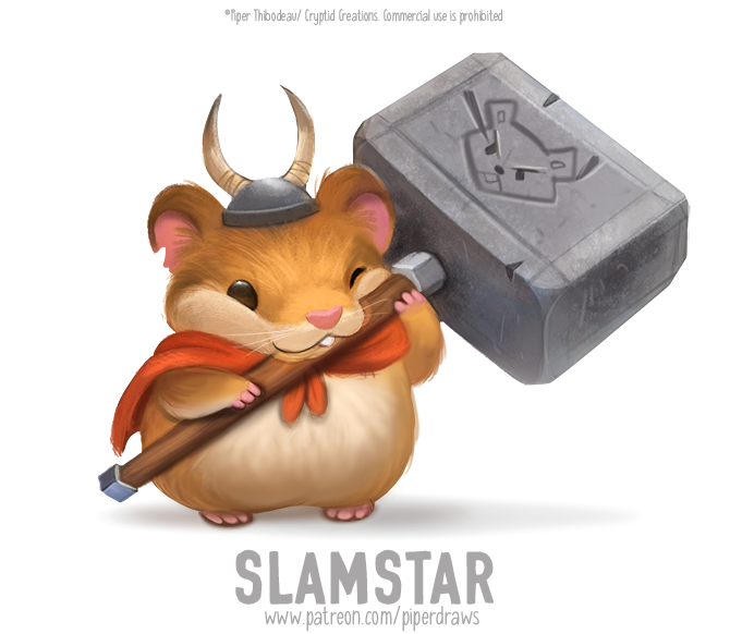 Cryptid_Create's tweet photo. #2917. Slamster - Word Play
Prints up in my store: https://t.co/ok2AMBzJgt
For full res WIPs, art, videos and more:  https://t.co/2YHr8C0OSJ

#art #painting #illustration https://t.co/TWMKPEzmfL
