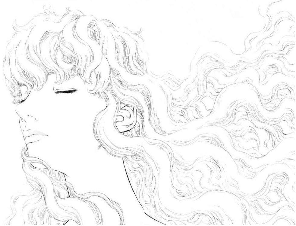 Tout d'abord dans le manga Guts est toujours associé au noir et aux ténèbres(le chevalier noir)et Griffith au blanc et à la lumière (le faucon de lumière), de plus dans les planches les scènes de Griffith sont toujours inondées de lumière alors que celle de Guts sont très sombres