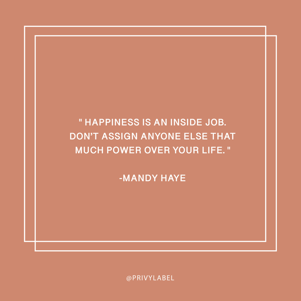 privylabel's tweet photo. Nothing gives you more happiness than your established self-independence 💪To be happy means to live on your own and to never allow the noise of others drown your own voice. Knowing your self worth is a sense of freedom to live as your heart desires❤️
•
•
•  
🖋:  Mandy Hale https://t.co/GjfG2tWI2Y