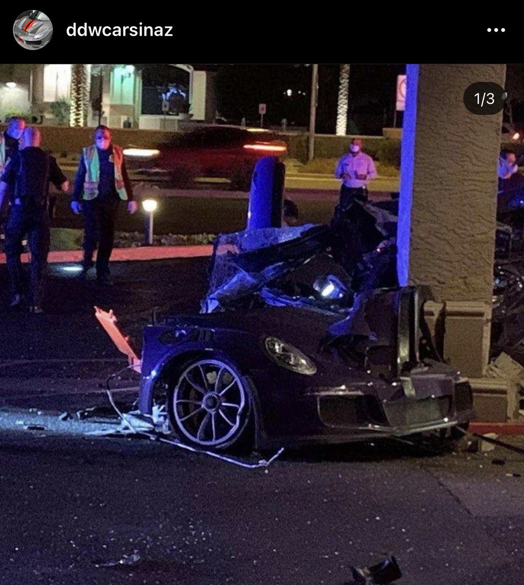 hudsonwisler's tweet photo. Don’t street race. Driver died instantly, just a few streets down from me. https://t.co/iKWJtLvNOx