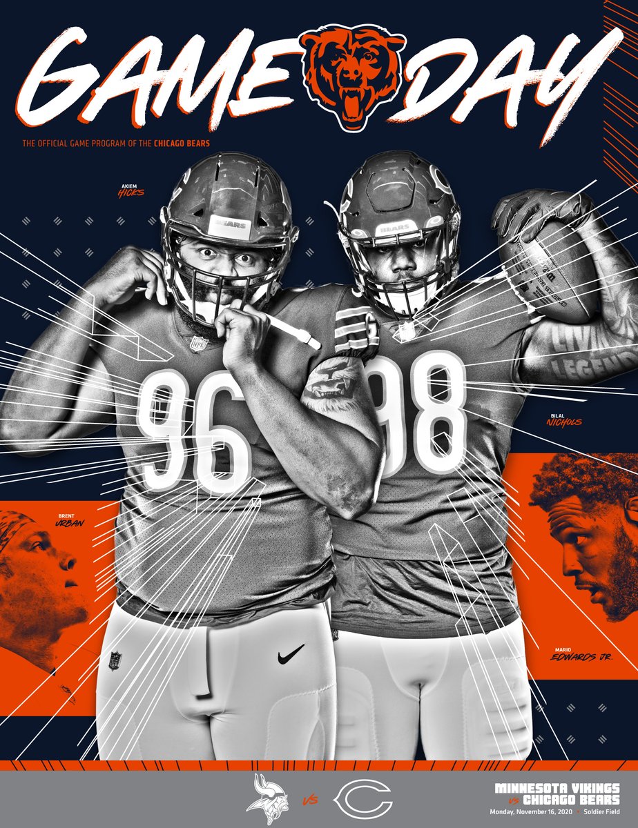 Chicago Bears on X: 'Take a look at our digital Gameday Magazine & get  all the info you need for #MINvsCHI. 