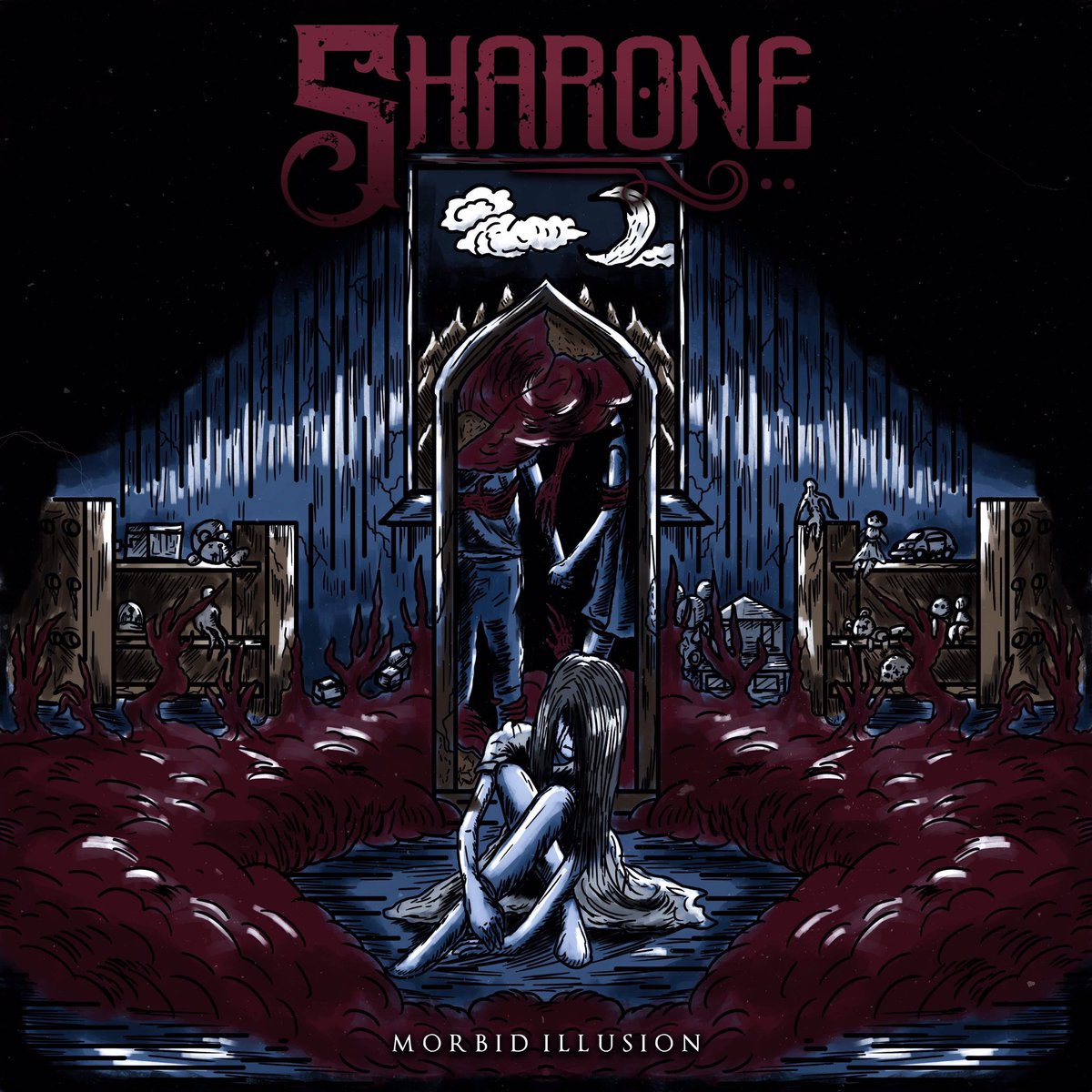 sharone_music's tweet photo. Thrilled to announce my new album ‘Morbid Illusion’, coming May 28th, 2021 via #DIRecords. Featuring the singles “Can We Pretend” and “Fade Away”. More teasers of the record will be released prior to the full album. Stay on the lookout 🖤
Artwork by Perpetuity Designs https://t.co/9LbkFBV8wB