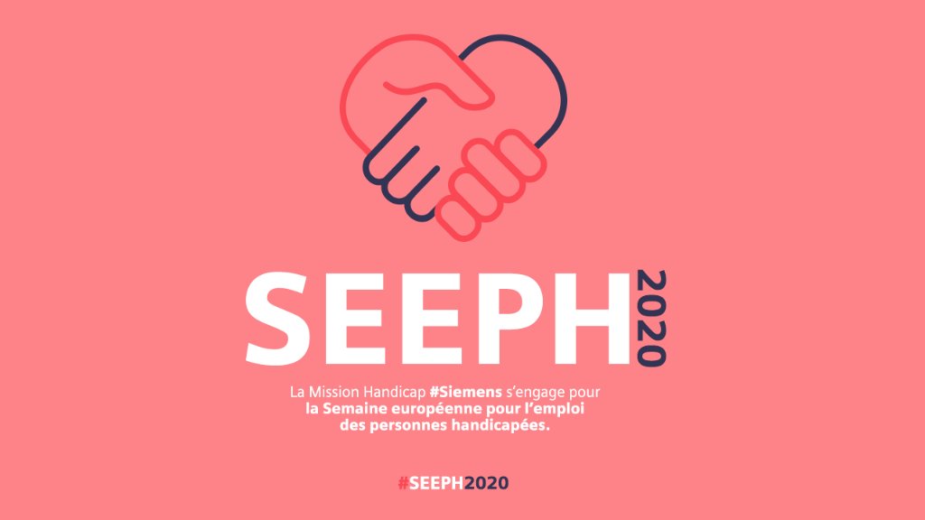 Siemens_France's tweet photo. La Mission Handicap #Siemens renouvelle son engagement en faveur de l'inclusion et du vivre-ensemble en participant à la #SEEPH2020 avec de nombreuses activités dédiées à la sensibilisation et à l'information de nos collaborateurs. #Inclusion #DuoDay #WeAreSiemens https://t.co/brq3zumPee