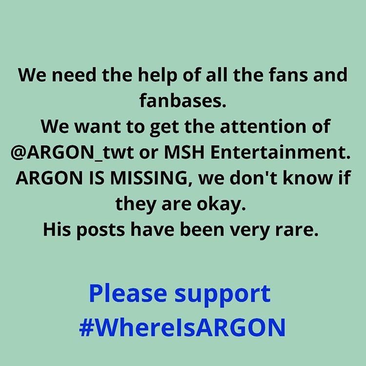 argonsproject's tweet photo. Where is Argon?? Help us email MSH so we can find out what’s going on! 

아르곤은 어디에 있나요? MSH 이메일을 보내서 무슨 일인지 알아내도록 도와주세요!

アルゴンはどこですか？ MSH  に電子メールを送信して、状況を確認してください。

https://t.co/0E9rtAoaJV https://t.co/WXEsxHuP7U