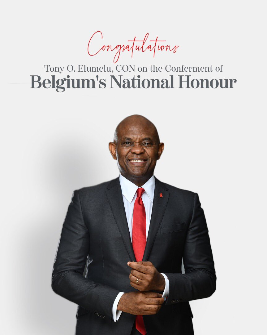 NamecStan's tweet photo. Congratulations to @tonyelumelu on the conferment of Belgium's National Honour, in recognition of his work, catalysing entrepreneurs across Africa. https://t.co/E38yu4difI