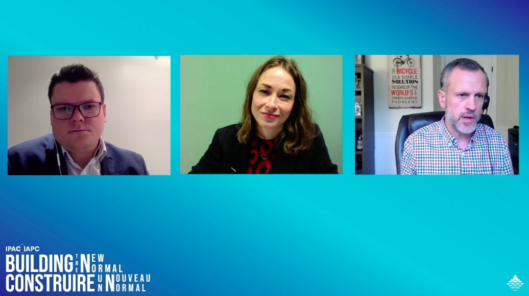 IPAC_IAPC's tweet photo. IPAC's @ZacSpicer, @SaraGry of @designcentret, and Greg Horne from @SASCanada launching #IPAC2020IAPC with the Global Perspectives on COVID-19!

Thank you for the amazing audience questions thus far. Keep them coming! https://t.co/XylWJZvGDG