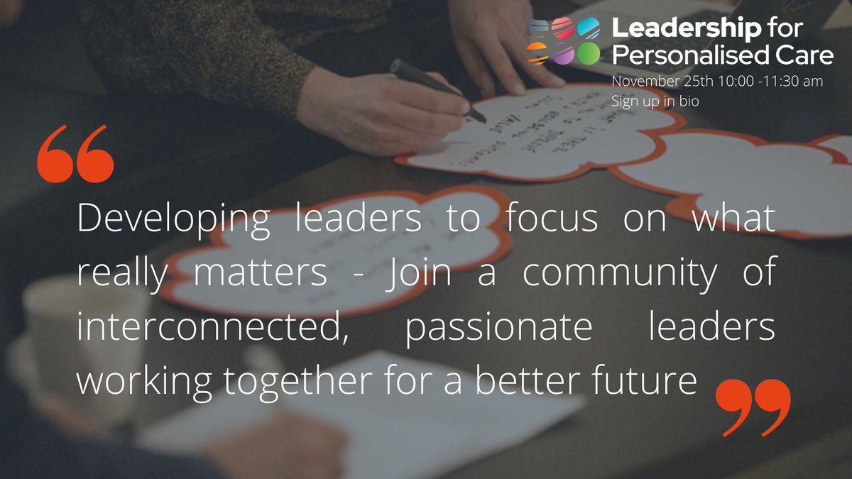 Leadership4PC's tweet photo. Less than two weeks before the launch of the Leadership for Personalised Care Programme on Wednesday 25th November at 10am! Stay tuned for our speaker announcements and much more this week #L4PC https://t.co/STquzWwjVq