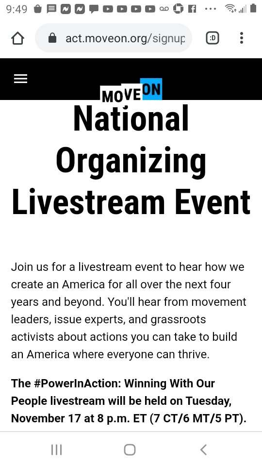 ak2webd3's tweet photo. #VigilanceCommittee #PeoplesParty  #WildWestSide I'm taking part in the @MoveOn #AmericaForAll national organizing livestream. Are you? Join me! https://t.co/5x3dfWg6fr https://t.co/NtUIU3heJO