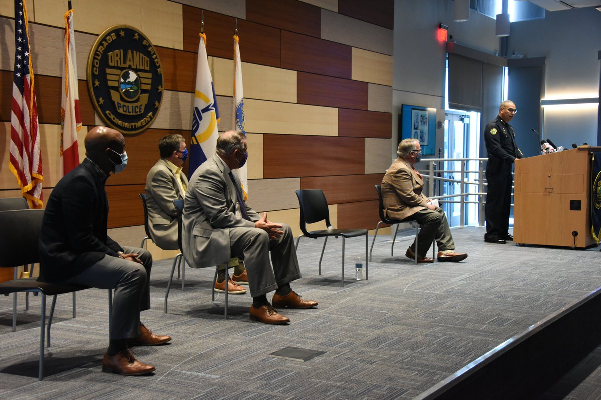 orlandomayor's tweet photo. Trust between officers and residents is key for crime prevention and the equitable delivery of police services. I was happy to join @OrlandoPDChief as he shared details on @OrlandoPolice's Neighborhood Patrol Unit, which will focus on working with residents to address concerns. https://t.co/EzF2PC3axq