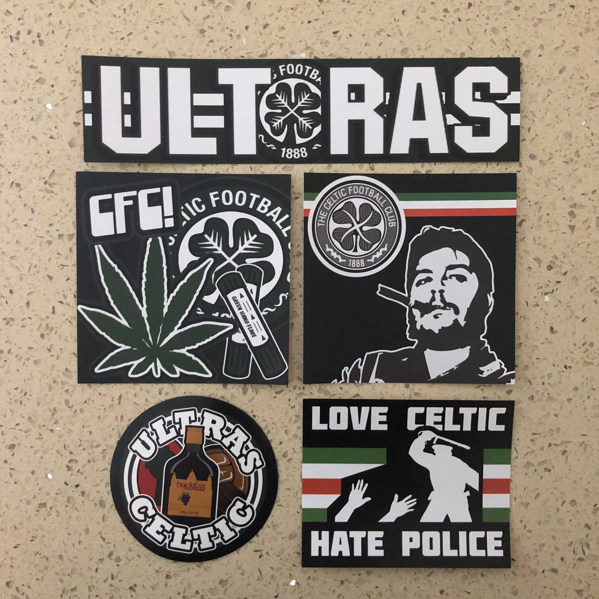 50 Stickers £5. Link in bio. RT’s appreciated 🤝🍀