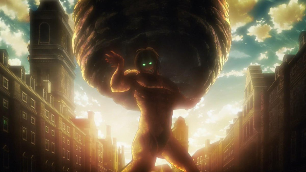 So, in that mankind-heavy, breathtaking pose, Eren held the fate of the entire humanity, compacted inside a boulder, as he marched towards mankind's first victory. Also, if you consider the interpretation where Atlas holds the skies instead of the whole world, that would also fit