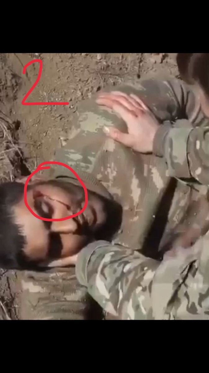 Ferhad E. Huseynov (@farkhaad) on Twitter photo Video from Anna-News where #Armenia’n soldiers “saving life” of Injured #Azerbaijan’i soldier. 10 second time frame in the video...no blood & blood. Currently location of the soldier is unknown. Our #soldier is in the hands of #aggressorArmenia
<a href="/hrw/">Human Rights Watch</a> , <a href="/UN/">United Nations</a> , <a href="/KremlinRussia/">Президент России</a> Video from Anna-News where #Armenia’n soldiers “saving life” of Injured #Azerbaijan’i soldier. 10 second time frame in the video...no blood & blood. Currently location of the soldier is unknown. Our #soldier is in the hands of #aggressorArmenia
<a href="/hrw/">Human Rights Watch</a> , <a href="/UN/">United Nations</a> , <a href="/KremlinRussia/">Президент России</a>