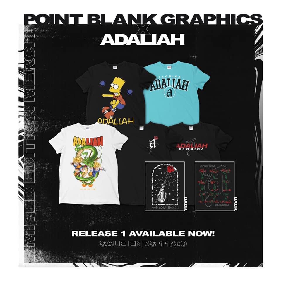 Store is open for 5 more days. Get your old throwback merch designs before they’re gone again!

pointblank.graphics/adaliah