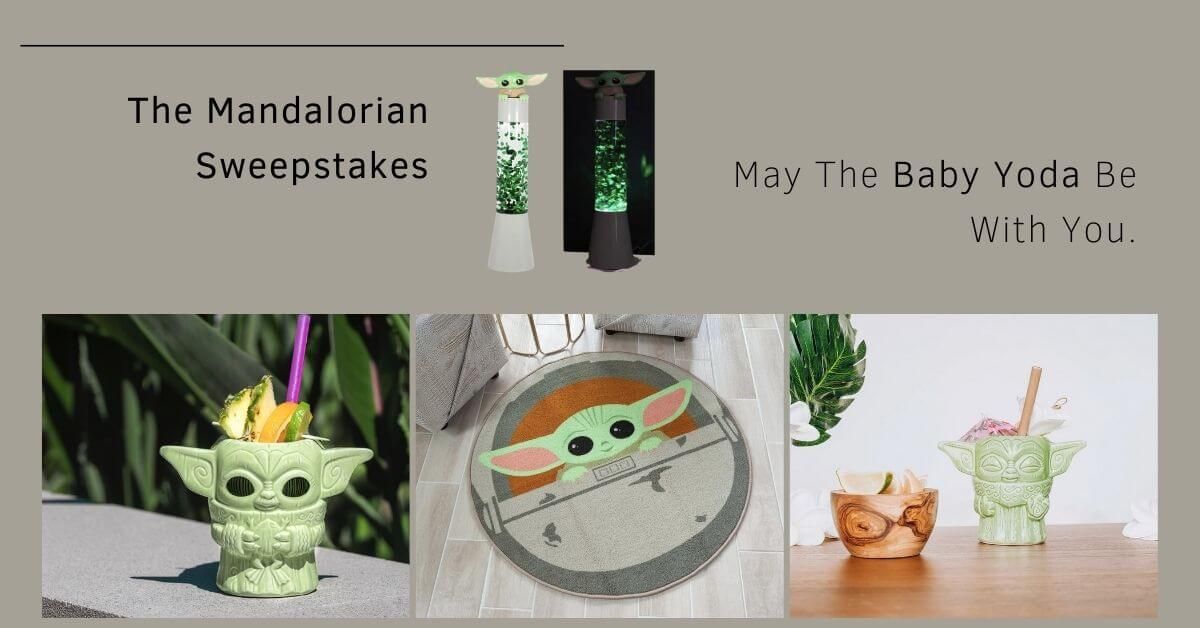 May The #BabyYoda Be With You #sweepstakes 
#GiveawayAlert #MandoModays #StarWars 

bit.ly/3nsK9ZZ