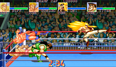 topapate's tweet photo. I'm spending a lot of time these days with my little screen showing #CPS15 games. The smoother animations compared to CPS1 keep impressing me. https://t.co/ObrzQOgW3I