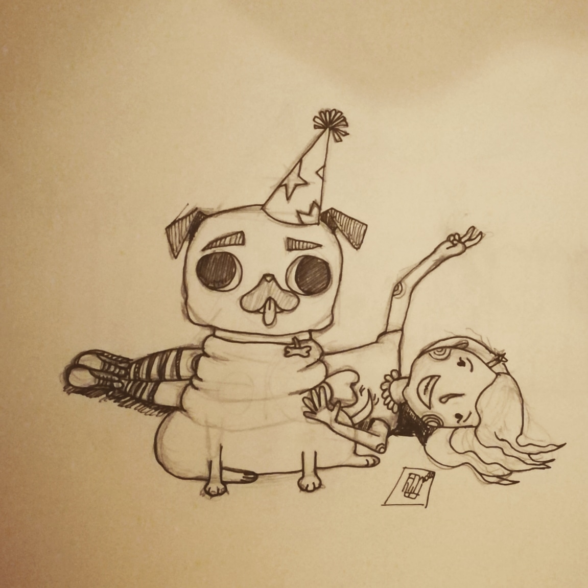 NilePixel's tweet photo. #workinprogress #art #kidsbookillustration #dog #children #sketchbook #sketch #illustration #pendrawing #sanat #artist #artline #artwork #illustratör #illustrationoftheday #freelancer #stayhome #pug #drawing #love #puglove #kidanddog #kidsroom #illustrationart #illustrationdaily https://t.co/wf2i6m0vdp