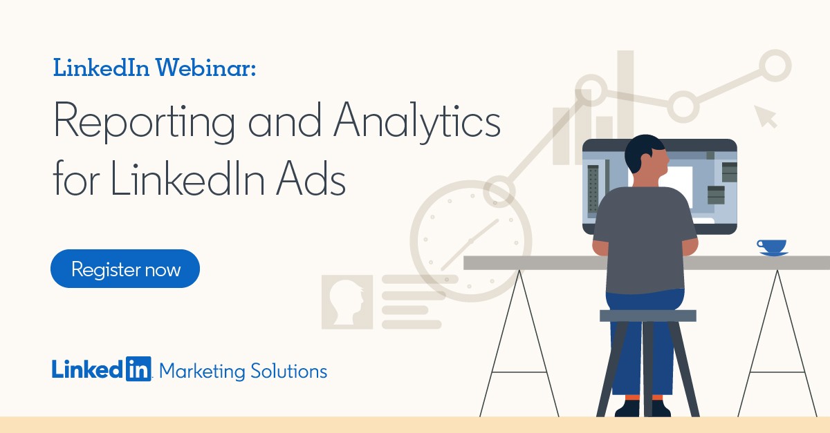 Want to learn how to measure and optimize your <a href="/LinkedIn/">LinkedIn</a> #ad campaigns? Then register now for this #webinar: ow.ly/hCTb50ClRVd