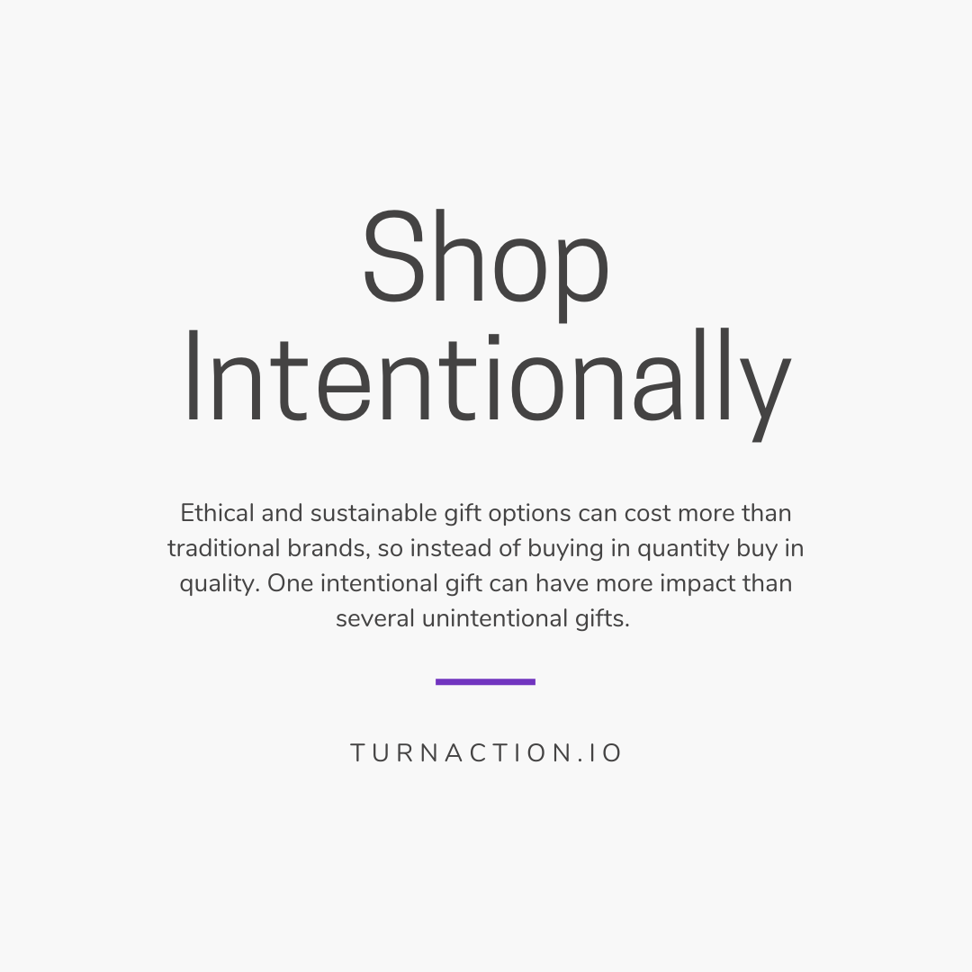 turnactionapp's tweet image. #Sustainable shopping habits to implement this holiday season 👇  

Read our full Instagram post for more tips: l8r.it/cQLf

#sustainablegift #ethical #giftideas #holidayshopping #HolidayGiftIdeas