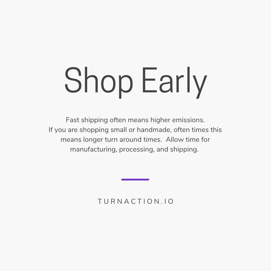 turnactionapp's tweet image. #Sustainable shopping habits to implement this holiday season 👇  

Read our full Instagram post for more tips: l8r.it/cQLf

#sustainablegift #ethical #giftideas #holidayshopping #HolidayGiftIdeas
