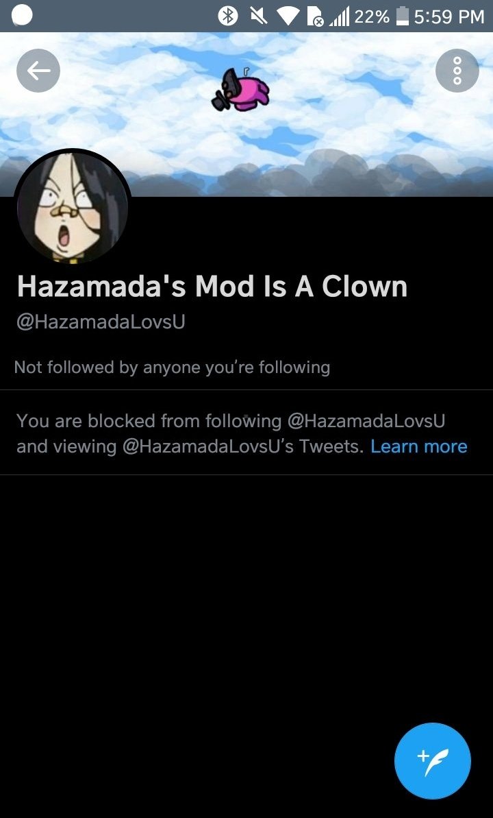 A thread on  @crunkyvent and  @HazamadaLovesU blocking eachother