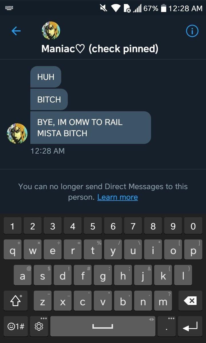 A thread on  @crunkyvent and  @HazamadaLovesU blocking eachother