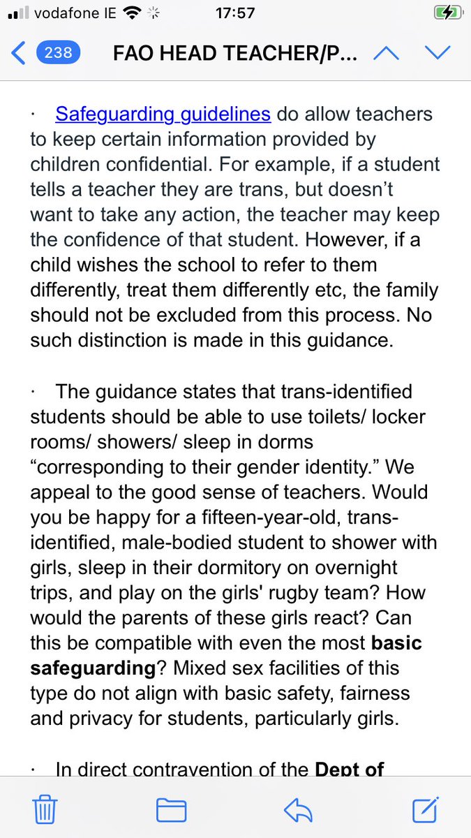 Thread: An infamous hate group masquerading as a gay rights organisation has sent Transphobic & mendacious emails to many Republic of Ireland school principals this weekend to undermine diversity in our education system. This attempt to smear. @BeLonG_To is unacceptable & vile.