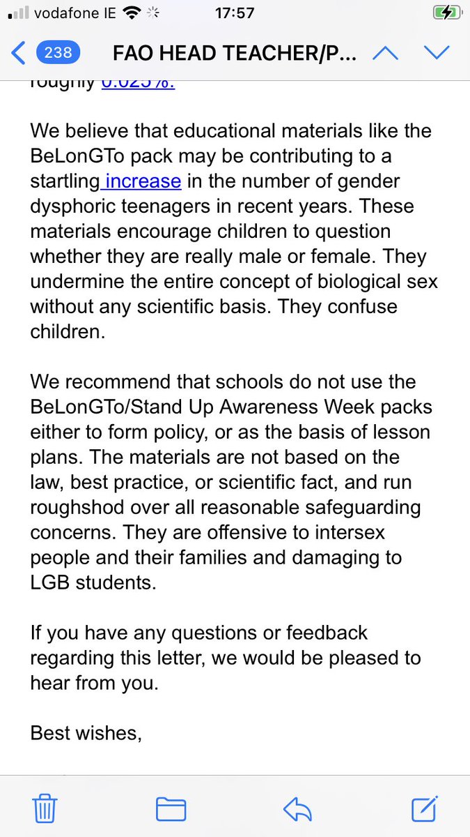 The attempt to import an English colonial viewpoint towards sexuality & gender is not acceptable. The seeking to divide the fantastic & diverse LGBTQI community is openly homophobic & the attempt to draw children into an English far right culture war beyond contempt.