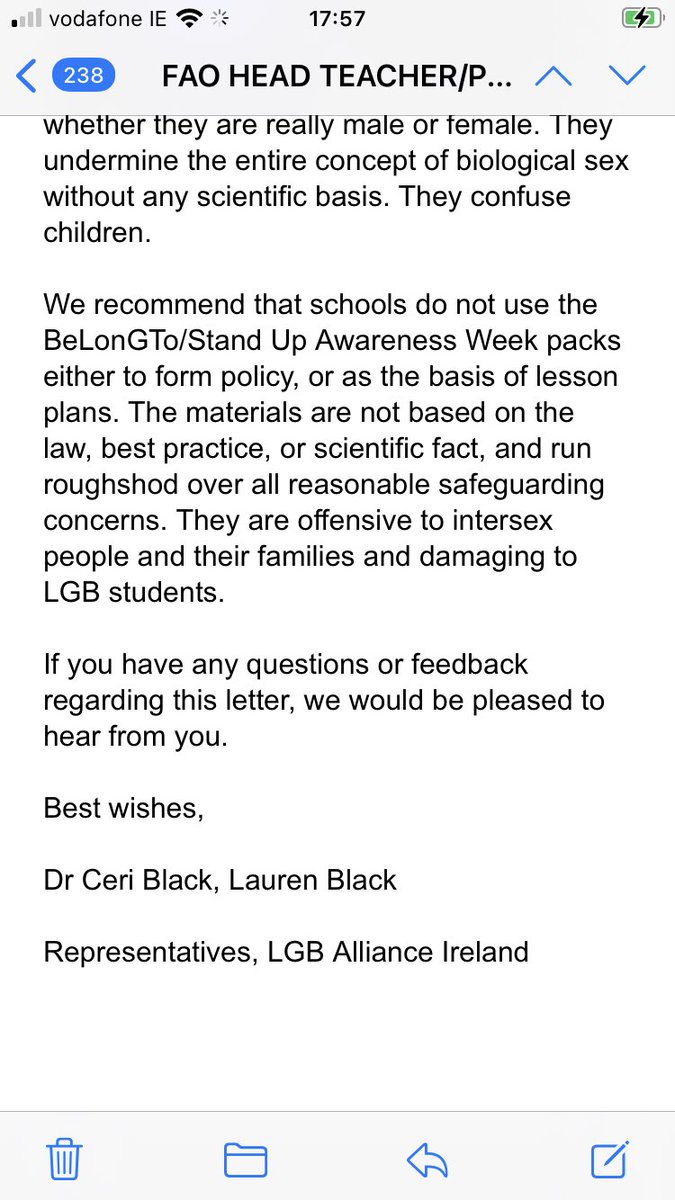 The attempt to import an English colonial viewpoint towards sexuality & gender is not acceptable. The seeking to divide the fantastic & diverse LGBTQI community is openly homophobic & the attempt to draw children into an English far right culture war beyond contempt.