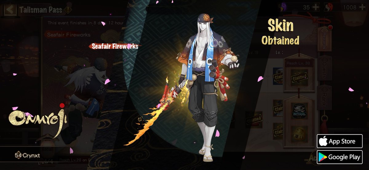 epeph's tweet photo. #Onmyoji# I got a brand new rare skin! Check it out and try your luck! https://t.co/ts7JKqI79X